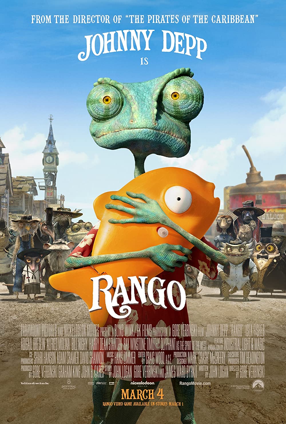 FULL MOVIE: Rango (2011) [Adventure]