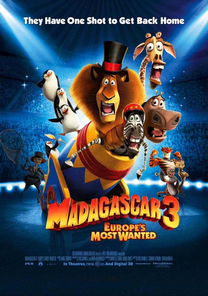 FULL MOVIE: Madagascar 3: Europe’s Most Wanted (2012) [Animation]