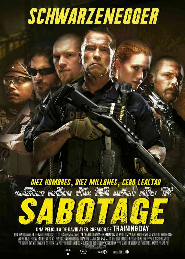 FULL MOVIE: Sabotage (2014) [Action]